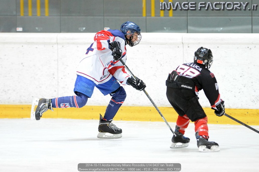 2014-10-11 Aosta-Hockey Milano Rossoblu U14 0437 Ian Tealdi